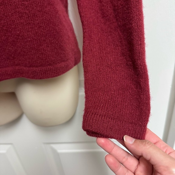 Old Navy Lambswool Fair Isle Sweater Size M Y2K V-Neck - Picture 4 of 6